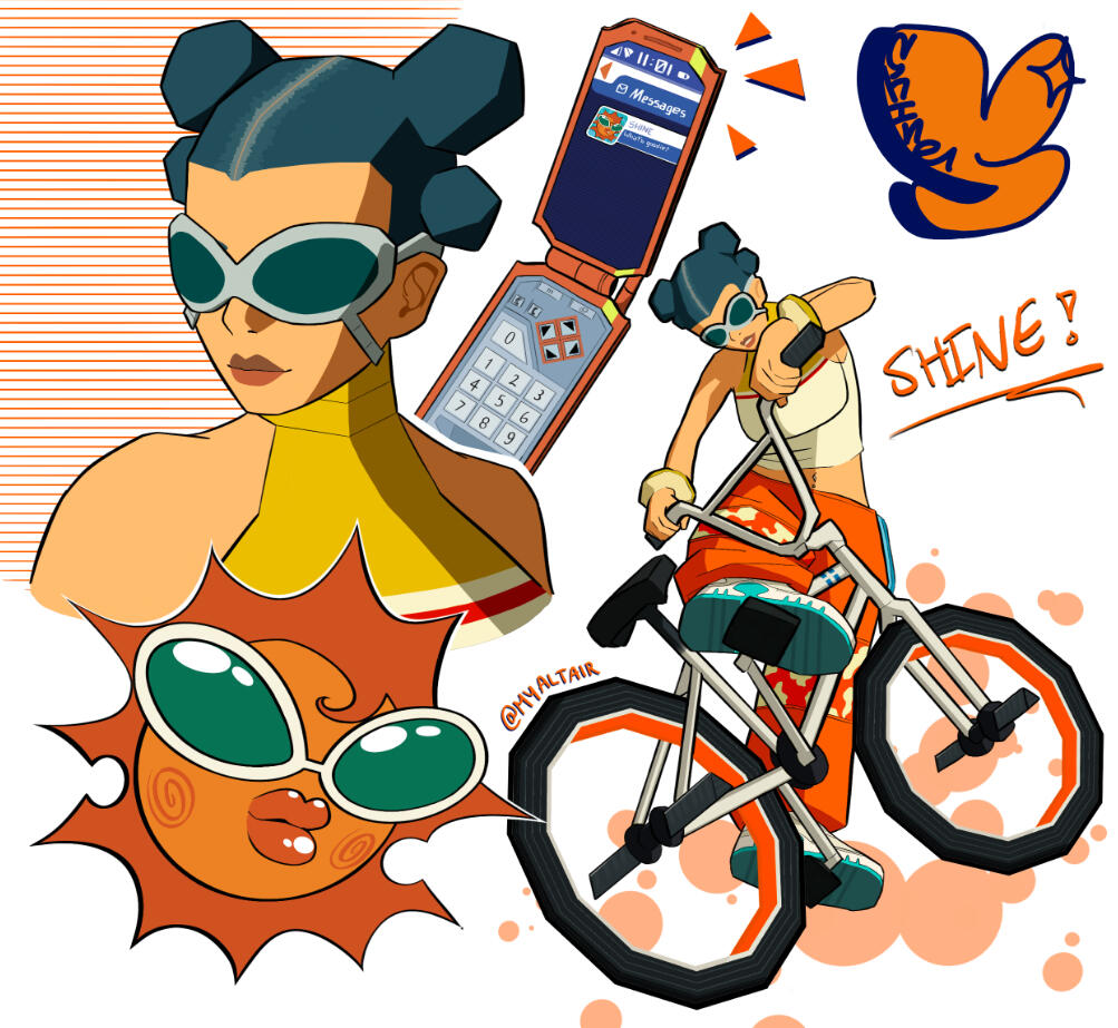 "SHINE, Bomb Rush Cyberfunk" - September 2024, FANART